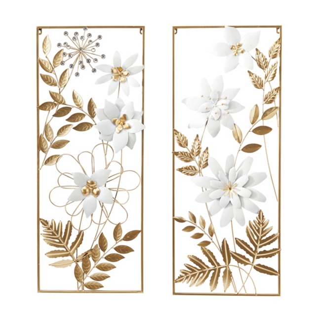 Bayberry Lane Floral Wall Decor (Set of 2)