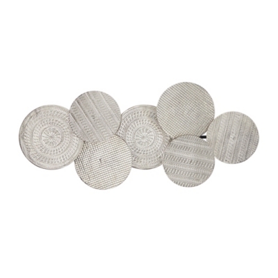 Bayberry Lane Aluminum Carved Designs Plate Wall Decor, , large