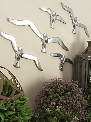 Bayberry Lane Bird Floating Flock of Wall Decor (Set of 7), , rollover