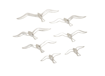 Bayberry Lane Bird Floating Flock of Wall Decor (Set of 7), , large