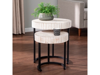 Southern Enterprises Furniture Reinzo Nesting Side Tables Set