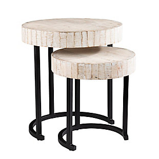 SEI Furniture Reinzo Nesting Side Tables Set, , large
