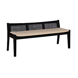 Linon Pacey Low Back Bench, , large