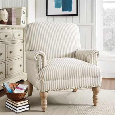 Atwater Living Ryah Accent Chair, Beige