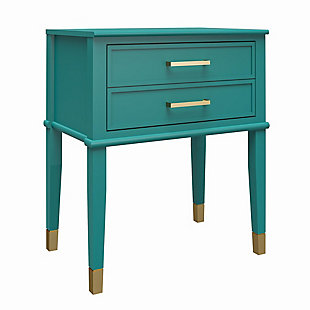 CosmoLiving by Cosmopolitan Westerleigh End Table, Emerald Green, large