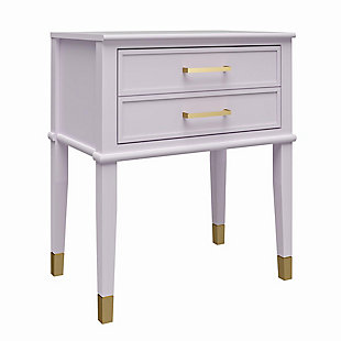 CosmoLiving by Cosmopolitan Westerleigh End Table, Lavender, large