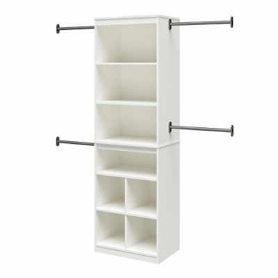 SystemBuild White Closet Organizer