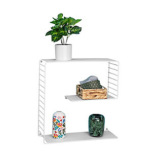 Honey-Can-Do 3-Tier Floating Wall Shelf, , large