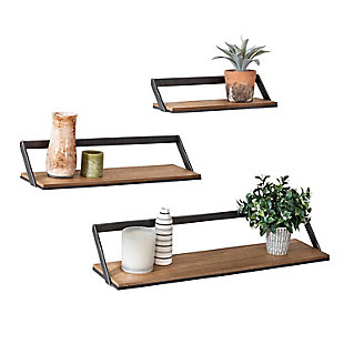 Honey-Can-Do Set of 3 Wall Shelves, , large