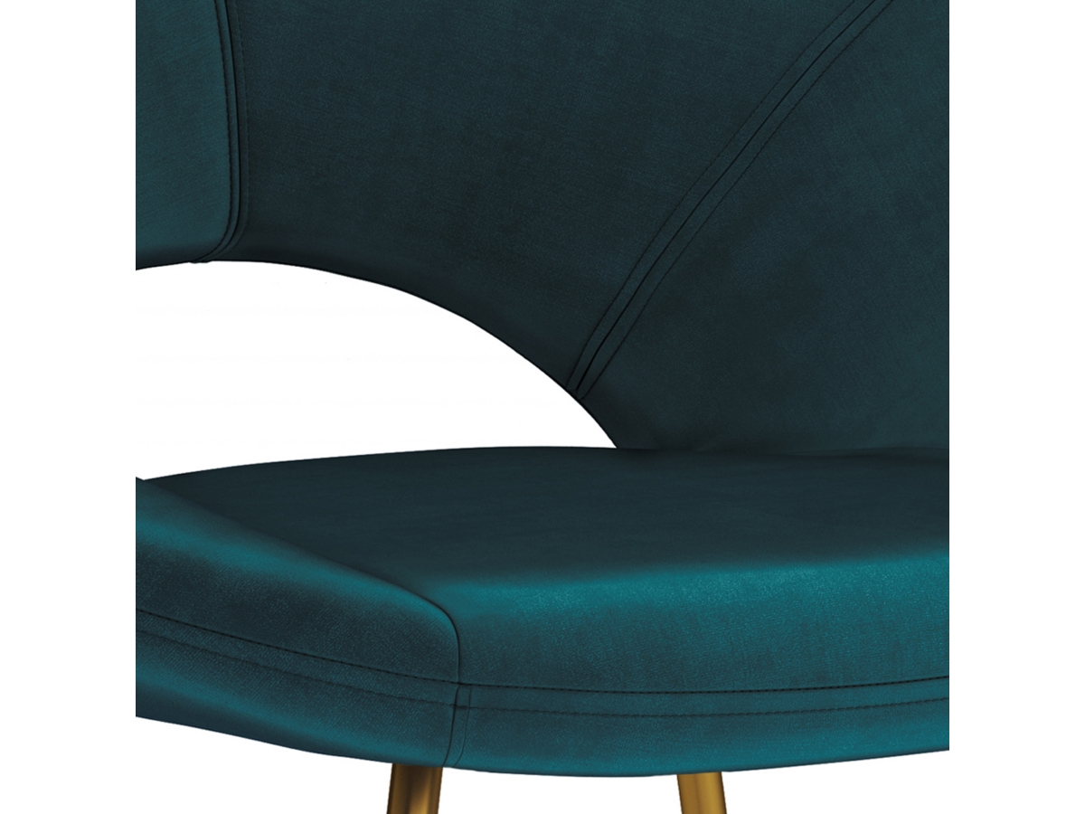 Simpli Home Barrett Accent Chair, Teal, large