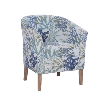 Linon Scotty Oceanside Club Accent Chair, , large