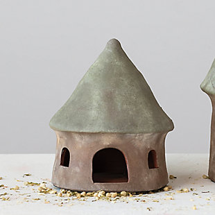 Storied Home Springtime Terracotta Toad House, , rollover