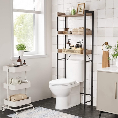 Over The Toilet Storage Cabinet, Industrial Bathroom Cabinet Over Toilet