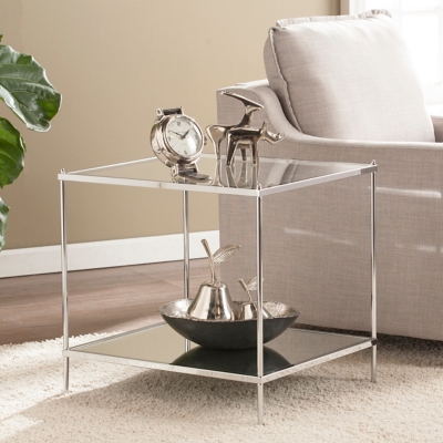 Southern Enterprises Furniture Astorland End Table, Chrome