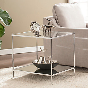 SEI Furniture Astorland Glam Mirrored End Table, , rollover
