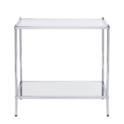SEI Furniture Astorland Glam Mirrored End Table, , large