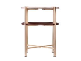 Southern Enterprises Furniture Findlay Round End Table