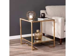 Southern Enterprises Furniture Meltonby Square End Table