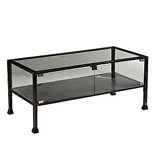 SEI Furniture Moiree Display Cocktail Table, , large
