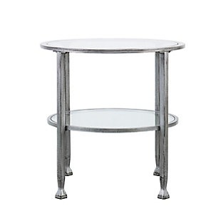 SEI Furniture Renfro Round End Table, , large