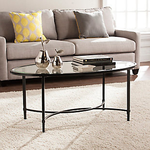 SEI Furniture Florian Oval Cocktail Table, , rollover