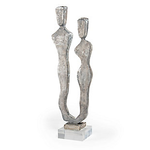 Silhouetted Figures Polystone Sculpture, , large