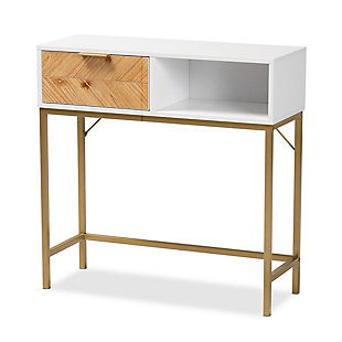 Baxton Studio Giona Modern and Contemporary 1-Drawer Console Table, , large
