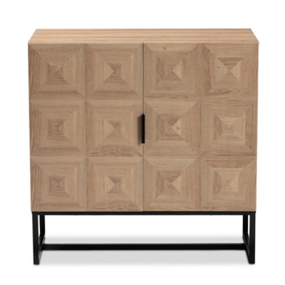 Baxton Studio Darien Modern and Contemporary 2-Door Storage Cabinet, , large