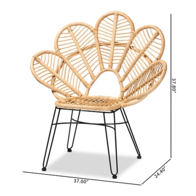 Rattan flower chair discount bunnings