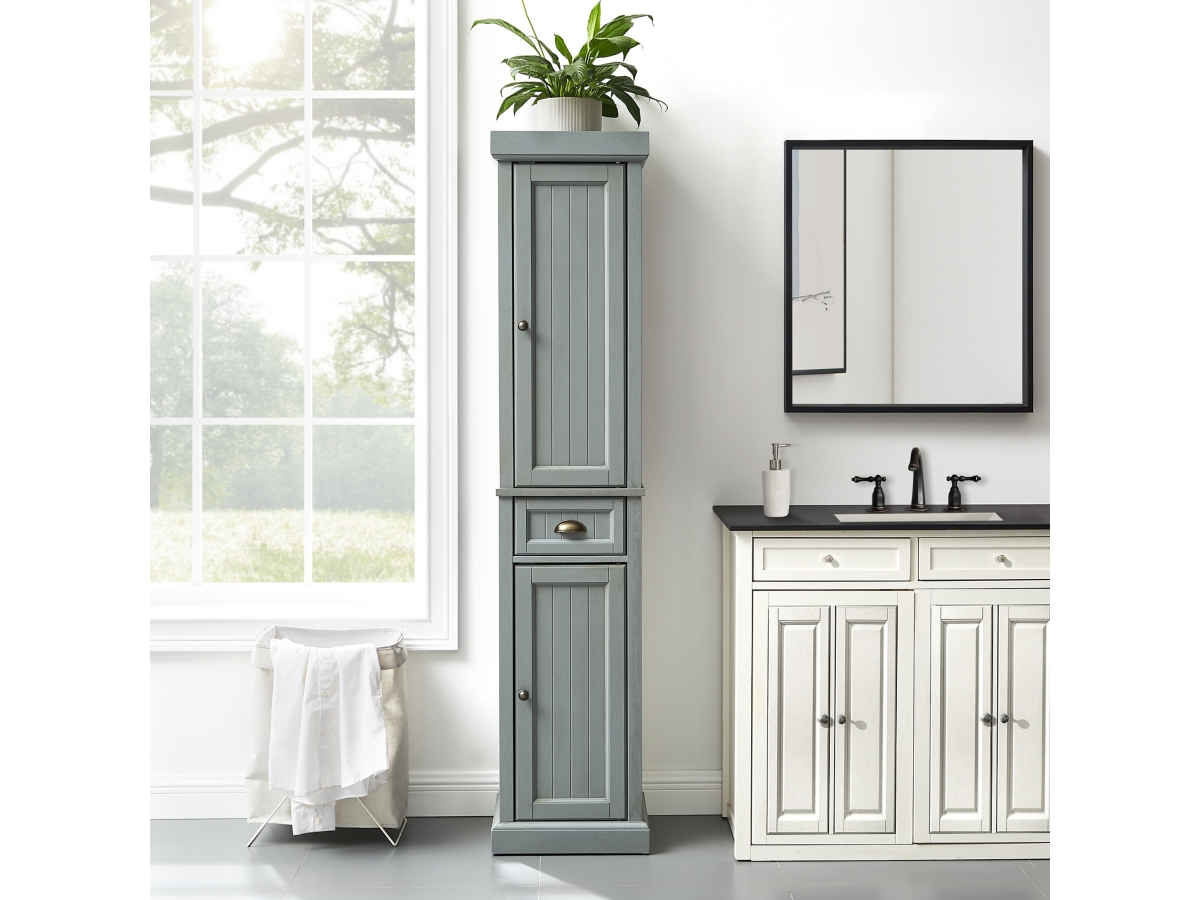 Seaside Tall Linen Cabinet Ashley