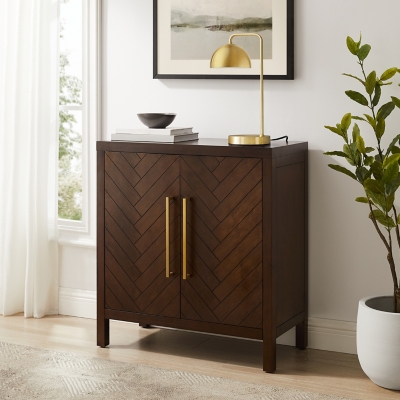 Crosley Darcy Accent Cabinet, Dark Brown