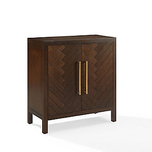 Crosley Darcy Accent Cabinet, Dark Brown, large