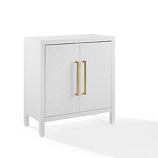 Crosley Darcy Accent Cabinet, White, large