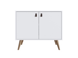 Manhattan Comfort Amber 32.8" 2 Shelves Accent Cabinet