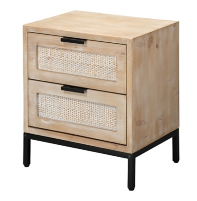 Relaxed Elegance Everlee 2 Drawer Side Table, , large