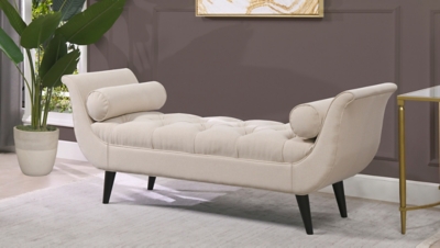 A600078448 Jennifer Taylor Home Alma Tufted Flared Arm Entryw sku A600078448