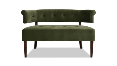 Jennifer Taylor Home Jared Roll Arm Tufted Bench, , large