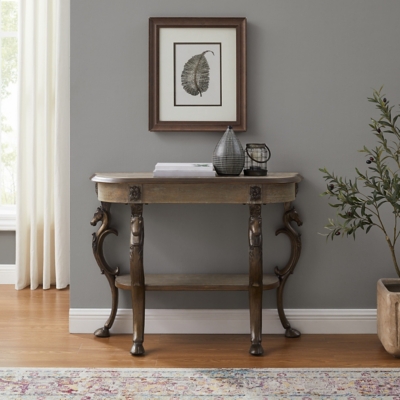 A600078485 Linon Prescott Console Table, Gray sku A600078485