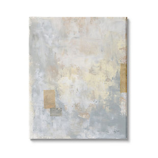Modern Afternoon Abstract Painting Modern Afternoon Canvas Wall Art, Gray, large