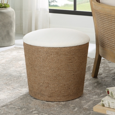 Exalted Living Casual Accent Stool, Wood