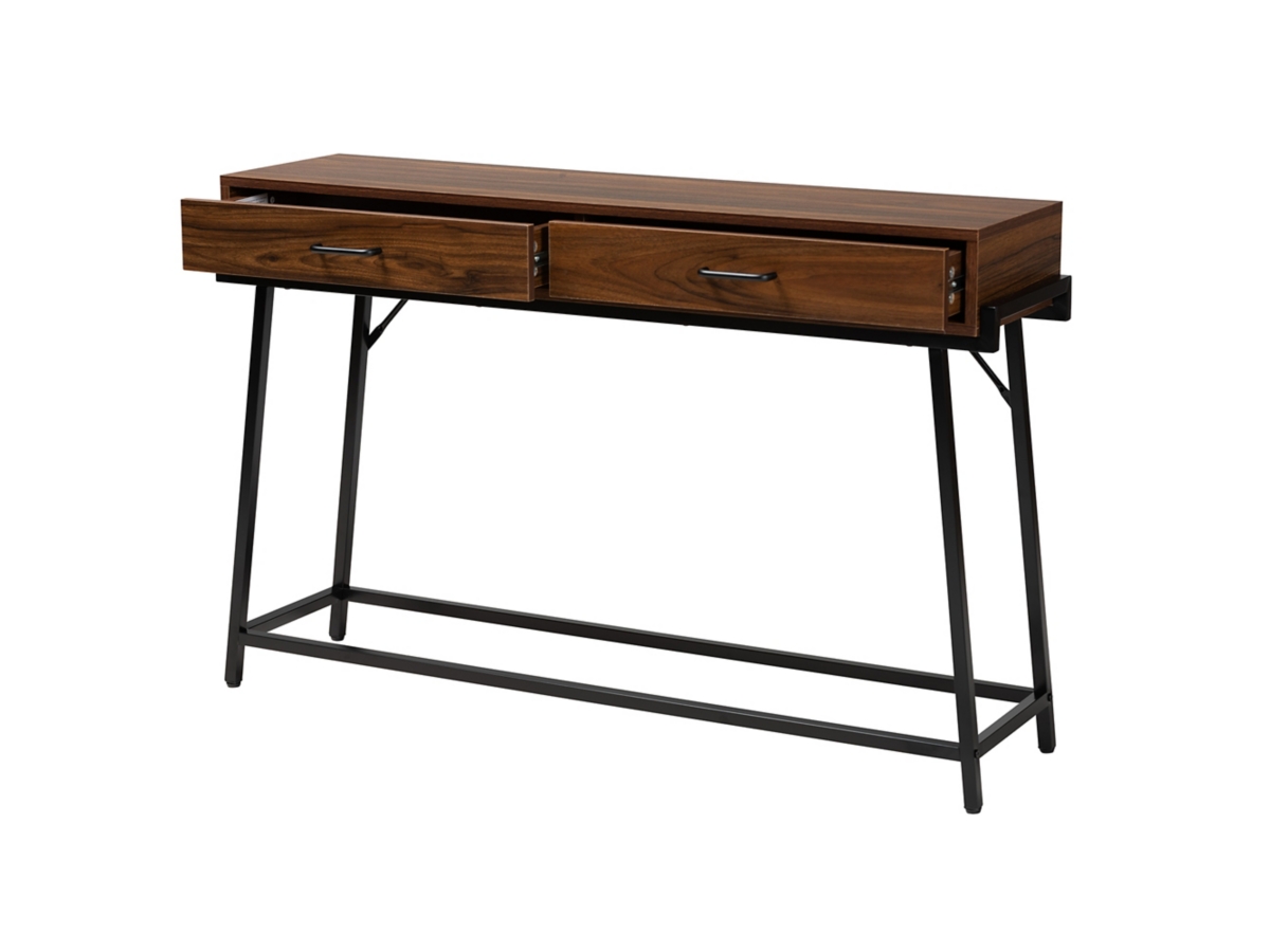 Baxton Studio Eivor 2 Drawer Console Table Ashley