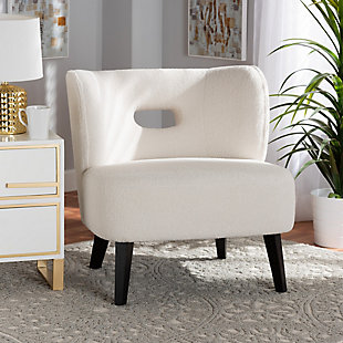 Baxton Studio Naara Boucle Accent Chair, , rollover