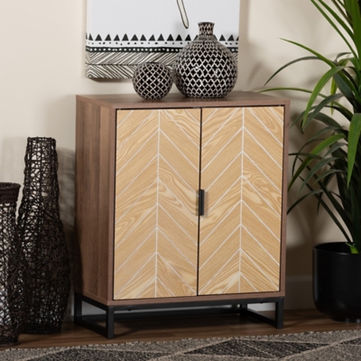 Baxton Studio Josephine 2 Door Storage Cabinet Ashley