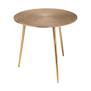 Mercana Reva Accent Table, Gold, large