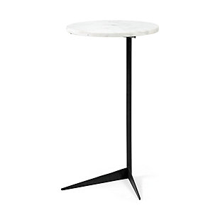 Mercana Ballatine Accent Table, White, large