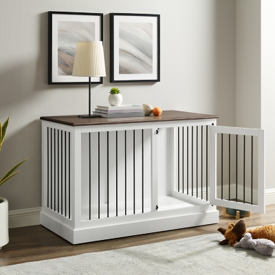 Dog crate outlet credenza