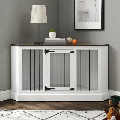 Double dog outlet crate credenza