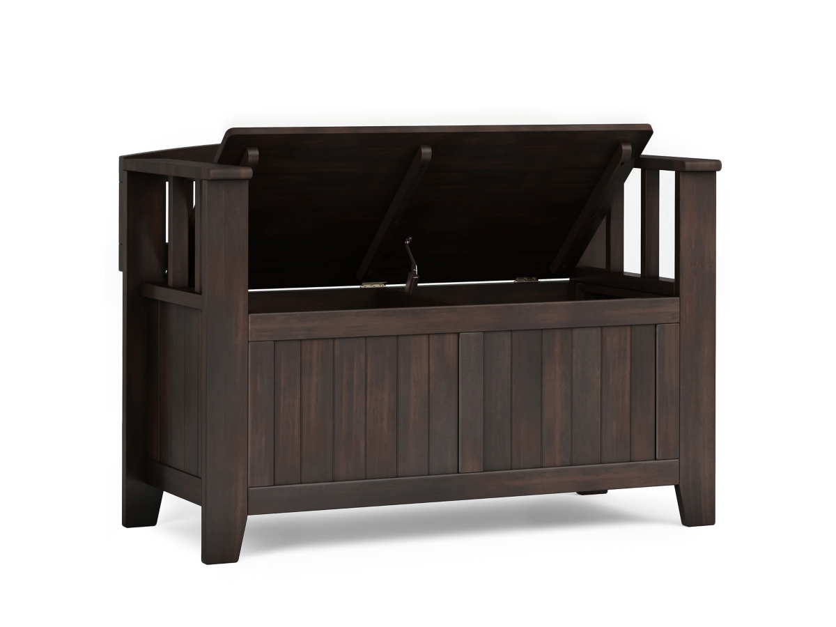 Simpli Home Acadian Small Entryway Storage Bench, , large
