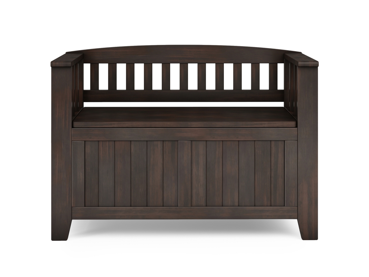 Simpli Home Acadian Small Entryway Storage Bench, , large