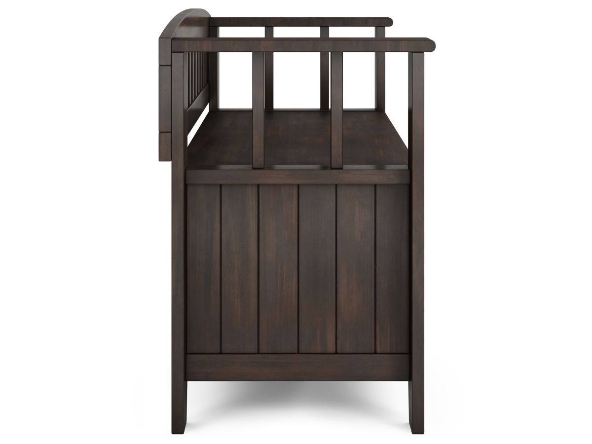 Simpli Home Acadian Small Entryway Storage Bench, , large